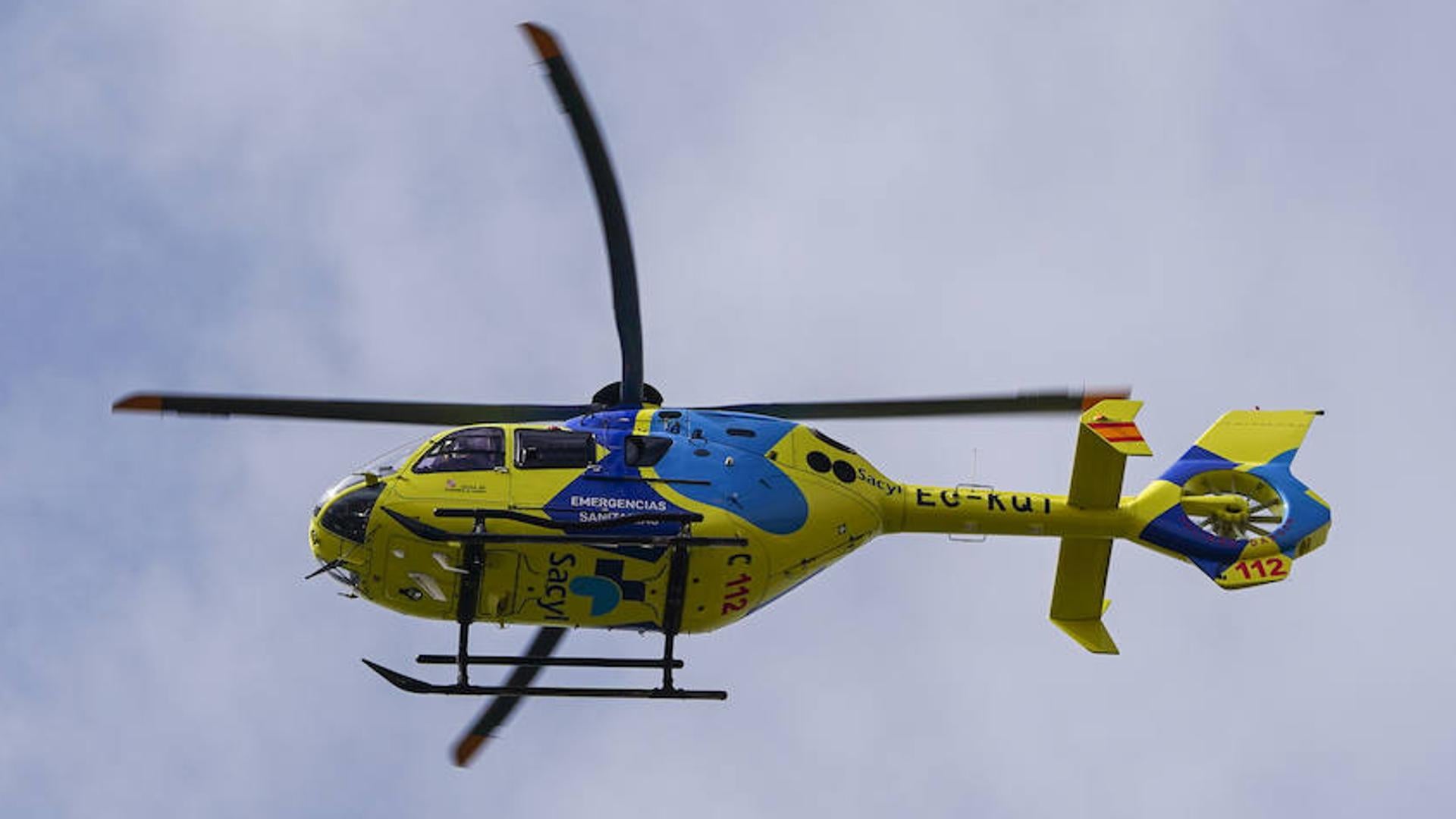 Trasladada En Helic Ptero Al Hospital De Salamanca Tras Un Accidente En